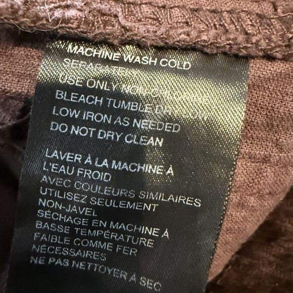 BDG Urban Outfitters High and Wide Corduroy Pants Brown Womens Size 24 Cotton - Picture 11 of 12